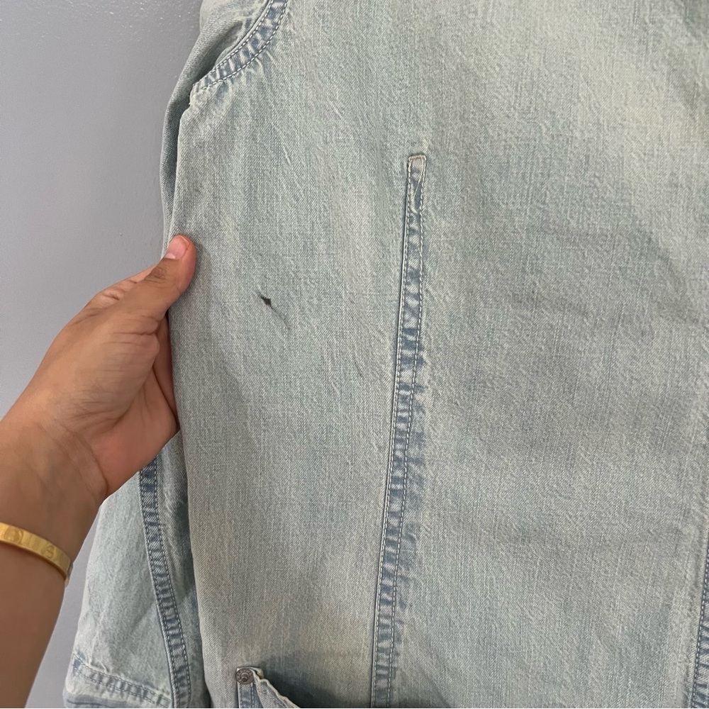 Free People Maggie Denim Shortalls - Picture 6 of 8
